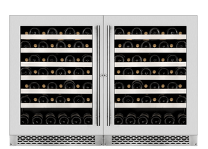 WineCell'R Wine Cabinet - Diamond Collection | 108 Bottles - 2 Zones