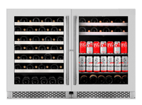 Wine Cell'R Beverage Centre - Titanium | 2 Zones - 70 Bottles + 92 Cans