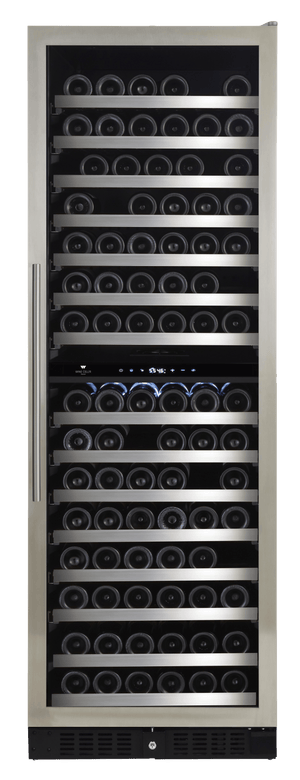WineCell'R Wine Cabinet - Diamond Collection | 166 Bottles - 2 Zones