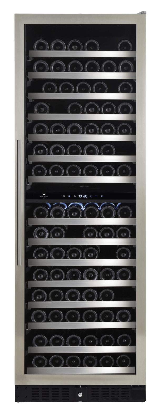 WineCell'R Wine Cabinet - Diamond Collection | 166 Bottles - 2 Zones
