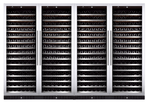 WineCell'R Wine Cabinet - Diamond Collection | 724 Bottles - 4 Zones