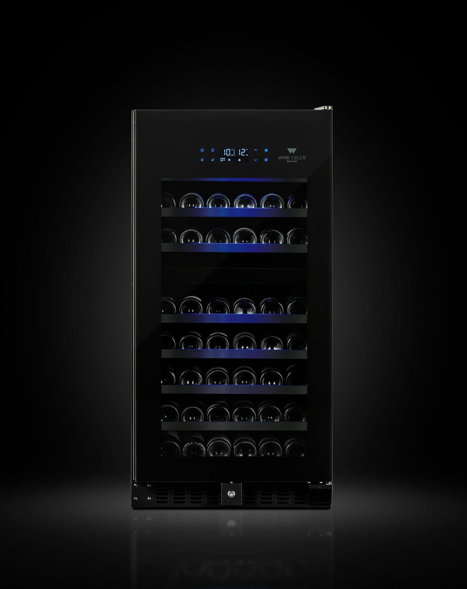 Cellier WineCell'R - Collection Black Pearl | 89 Bouteilles - 2 Zones (WC94FGB7)