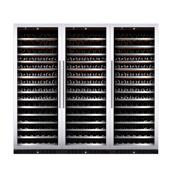 WineCell'R Wine Cabinet - Diamond Collection | 543 Bottles - 3 Zones
