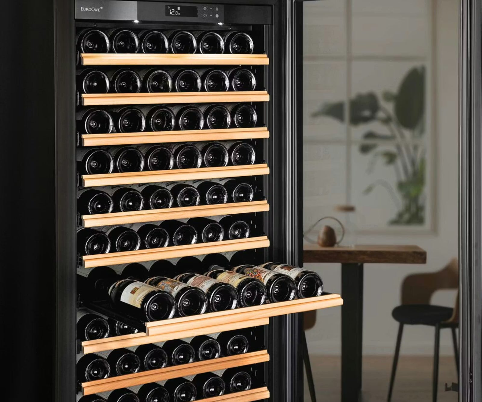EuroCave La Première | Cellier à vin - 182 bouteilles - Porte vitrée