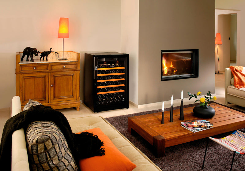 EuroCave Pure VPURESPVFG – Cellier à vin encastrable, 74 bouteilles, porte vitrée