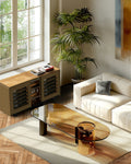 EuroCave Harmonie DHALLCPV - light oak body, light oak niche, glass door