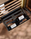 EuroCave Harmonie DHALLCPV - light oak body, light oak niche, glass door
