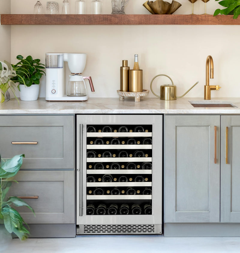 Cellier WineCell'R - Collection Titanium | 54 Bouteilles - 1 Zone (WC54SZSV1)