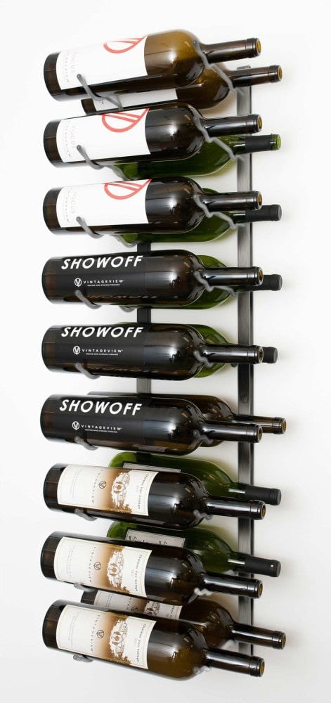 Support à Vin Mural Magnum - Série W - 18 Bouteilles