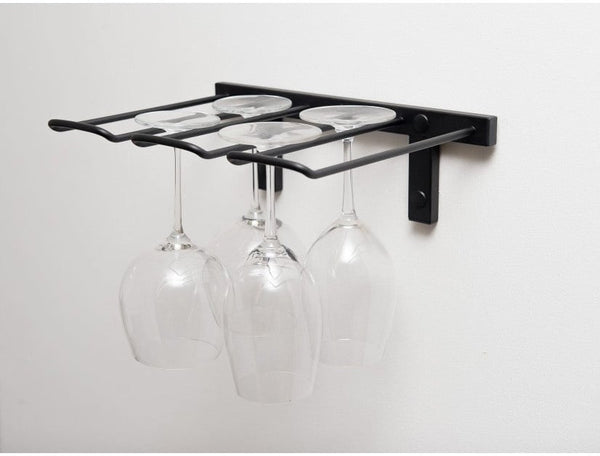 Wall Wine Glass Holder - W Series - 4 Glasses
