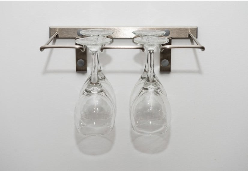 Support à Verres à Vin Mural - Série W - 4 Verres