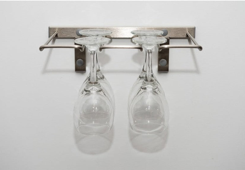 Support à Verres à Vin Mural - Série W - 4 Verres