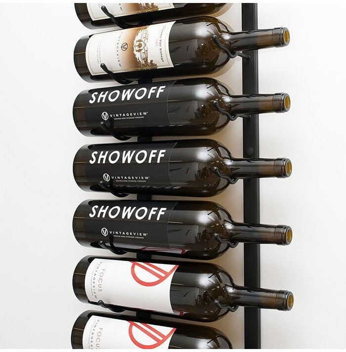 Support à Vin Mural Magnum - Série W - 9 Bouteilles