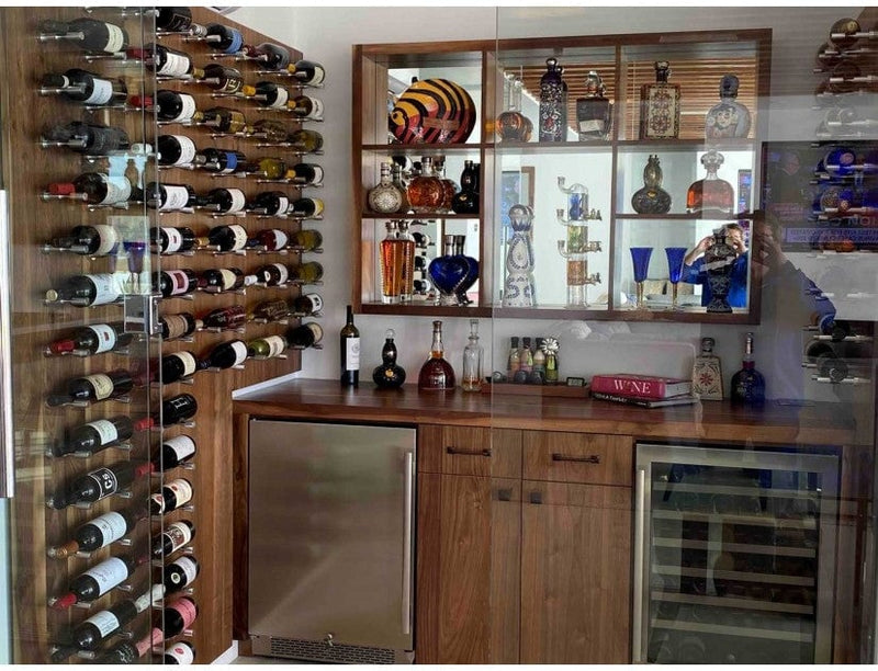 Rallonge de Support à Vin Mural - Série Vino Pin - 1 bouteille