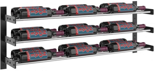 Wall-Mounted Wine Rack - Wine Wall - 18 Bottles