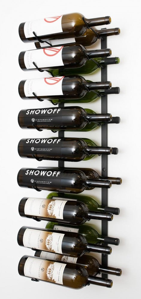 Magnum Wall-Mounted Wine Rack - W Series - 18 Bottles