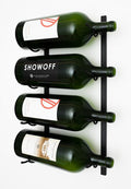 Support à Vin Mural Magnum - Série W - 4 Bouteilles