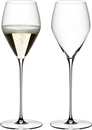 Ens. de 2 verres à Champagne Riedel | Série Veloce