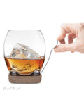Restored Verre à Whisky avec Porte Cigare