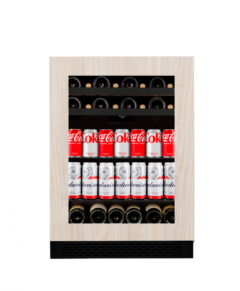 Restored Centre de Breuvage Wine Cell'R - Titanium Panel Ready - 1 Zone - 16 Bouteilles + 92 canettes
