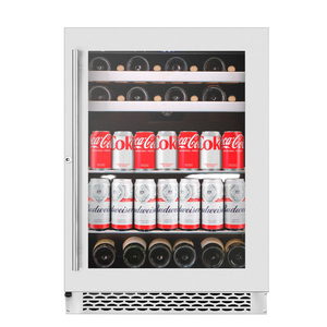 Centre de Breuvage Wine Cell'R - Collection Titanium | 1 Zone - 16 Bouteilles + 92 canettes