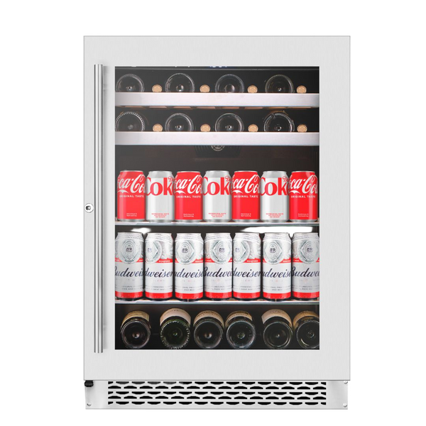 Centre de Breuvage Wine Cell'R - Collection Titanium | 1 Zone - 16 Bouteilles + 92 canettes