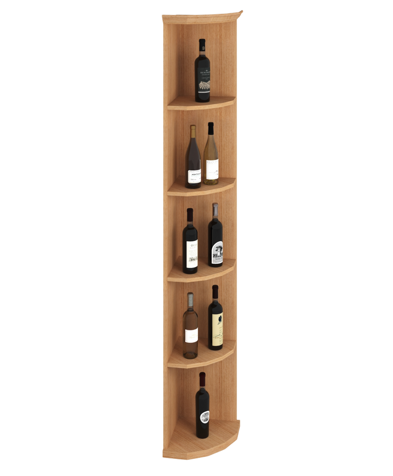 Elite Kit Rack - Étagère de Coin Modulable en Acajou