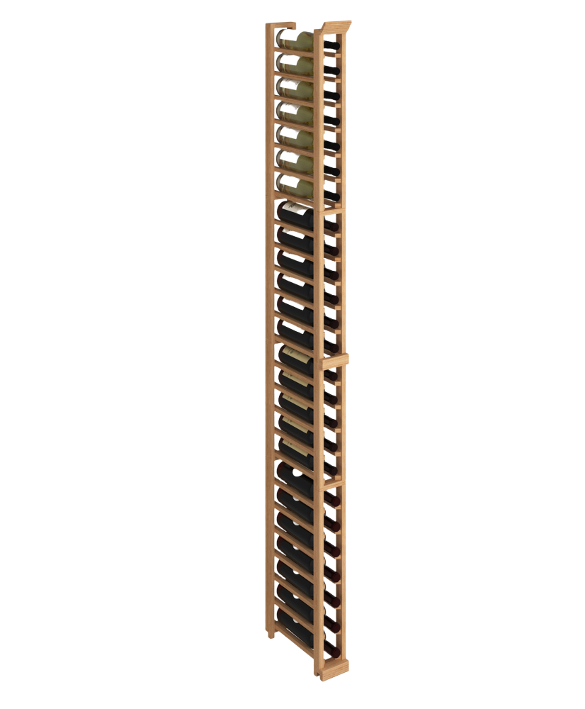 Elite Kit Rack - Colonne Simple Demi-Bouteille Modulable en Acajou