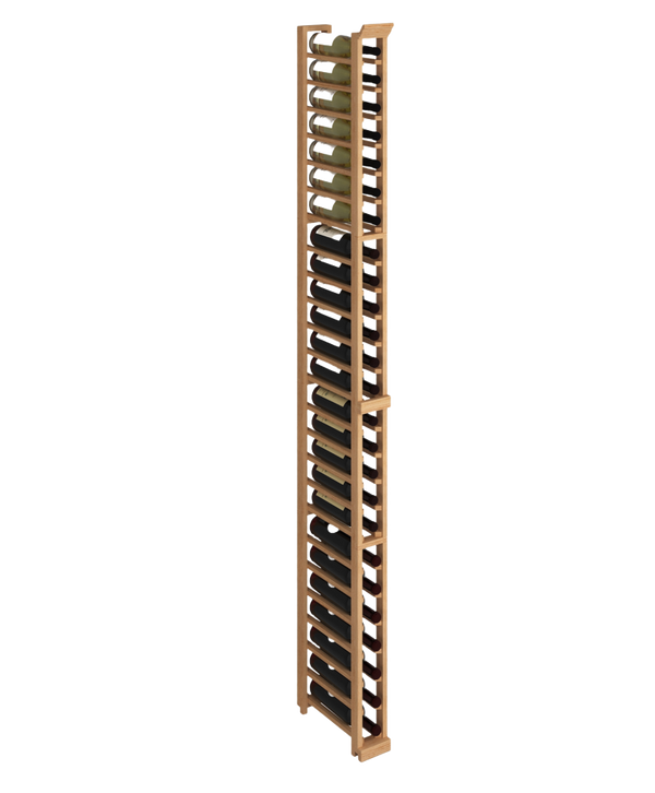 Elite Kit Rack - Single Half-Bottle Column, Modular, in Mahogany