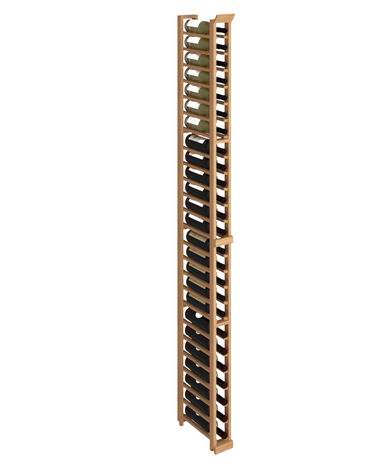 Elite Kit Rack - Colonne Simple Demi-Bouteille Modulable en Acajou