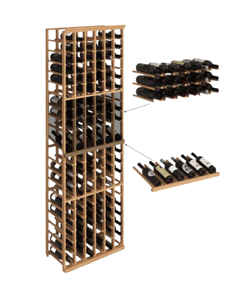 Elite Kit Rack - Casier 6 Colonnes Modulable en Acajou
