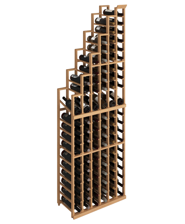 Elite Kit Rack - 6-Column Left Cascade Modular Rack in Mahogany