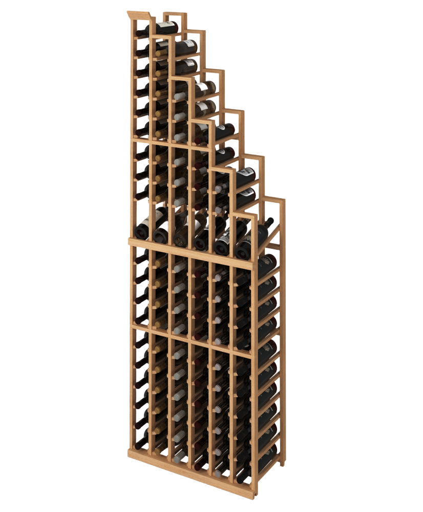 Elite Kit Rack -  6 Colonnes Cascade Droite Modulable en Acajou