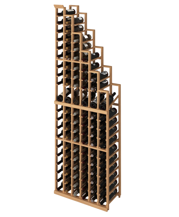 Elite Kit Rack - 6-Column Right Cascade Modular Rack in Mahogany