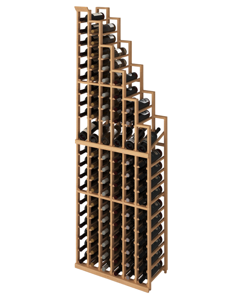 Elite Kit Rack -  6 Colonnes Cascade Droite Modulable en Acajou