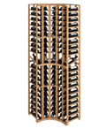 Elite Kit Rack - 5 Colonnes Courbées de Coin en Acajou