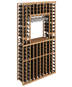 Elite Kit Rack | 10-column mahogany tasting display