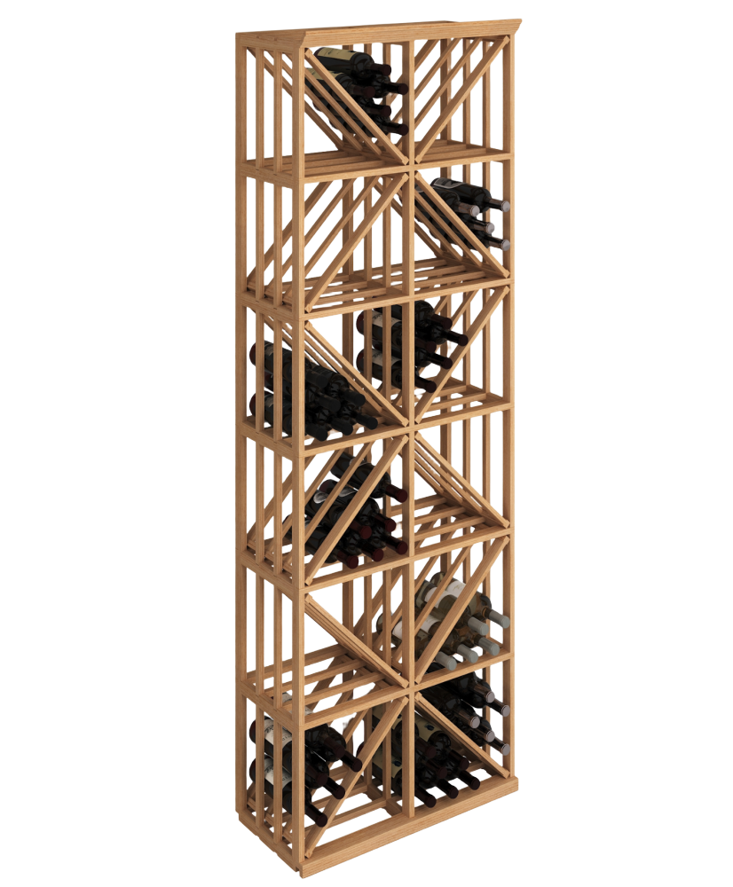Elite Kit Rack - Double Colonne Diamant 144 Bouteilles