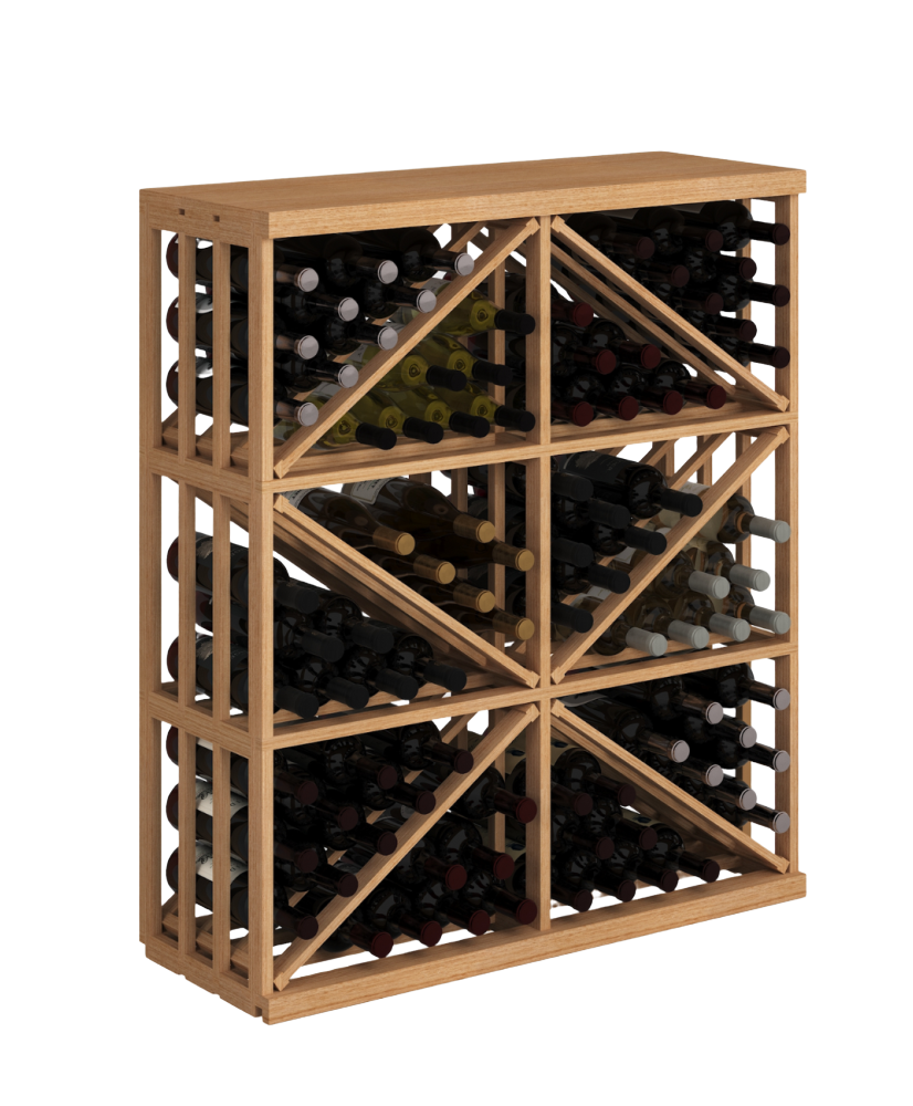 Elite Kit Rack - Casier Demi-Hauteur Diamant 96 Bouteilles