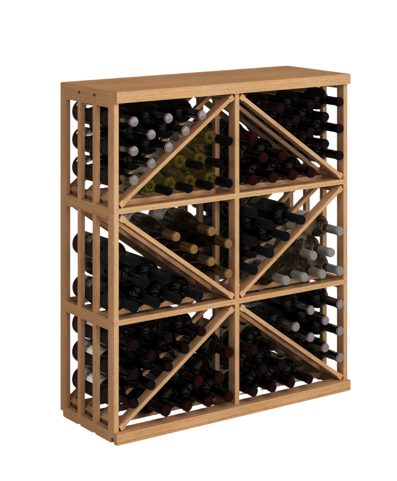 Elite Kit Rack - Casier Demi-Hauteur Diamant 96 Bouteilles