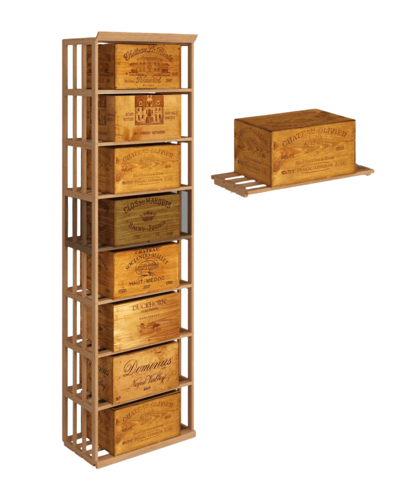 Elite Kit Rack - Support de Rangement 96 Bouteilles