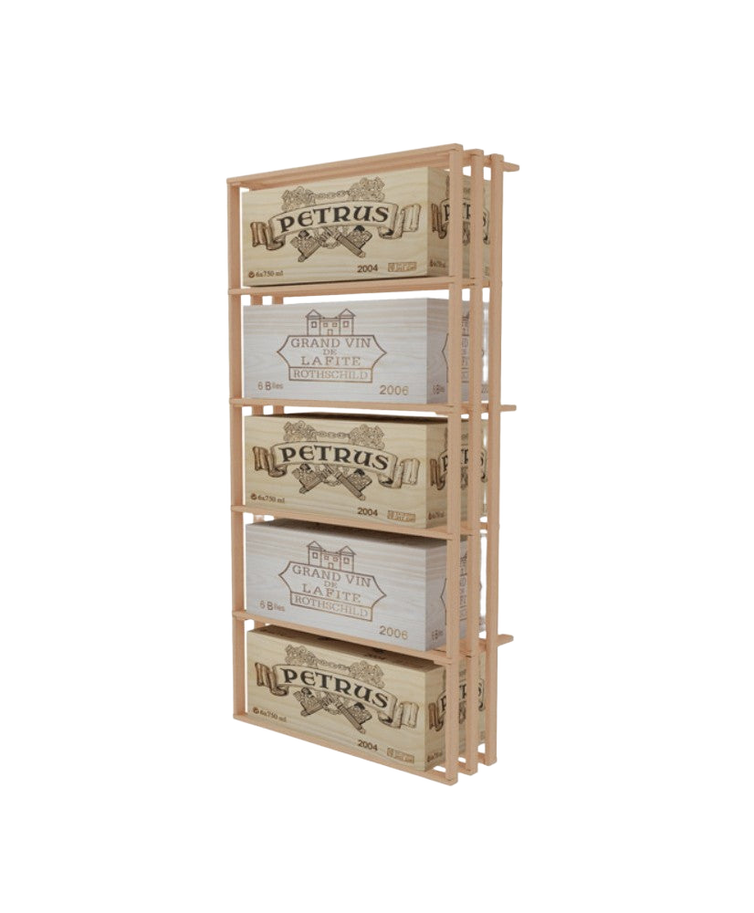 Kit Rack Classic -  Rangement pour Caisses en Bois