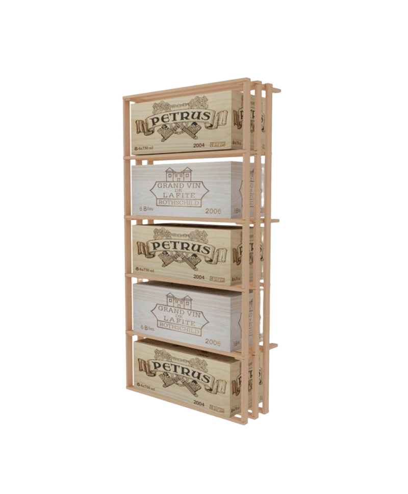 Kit Rack Classic -  Rangement pour Caisses en Bois