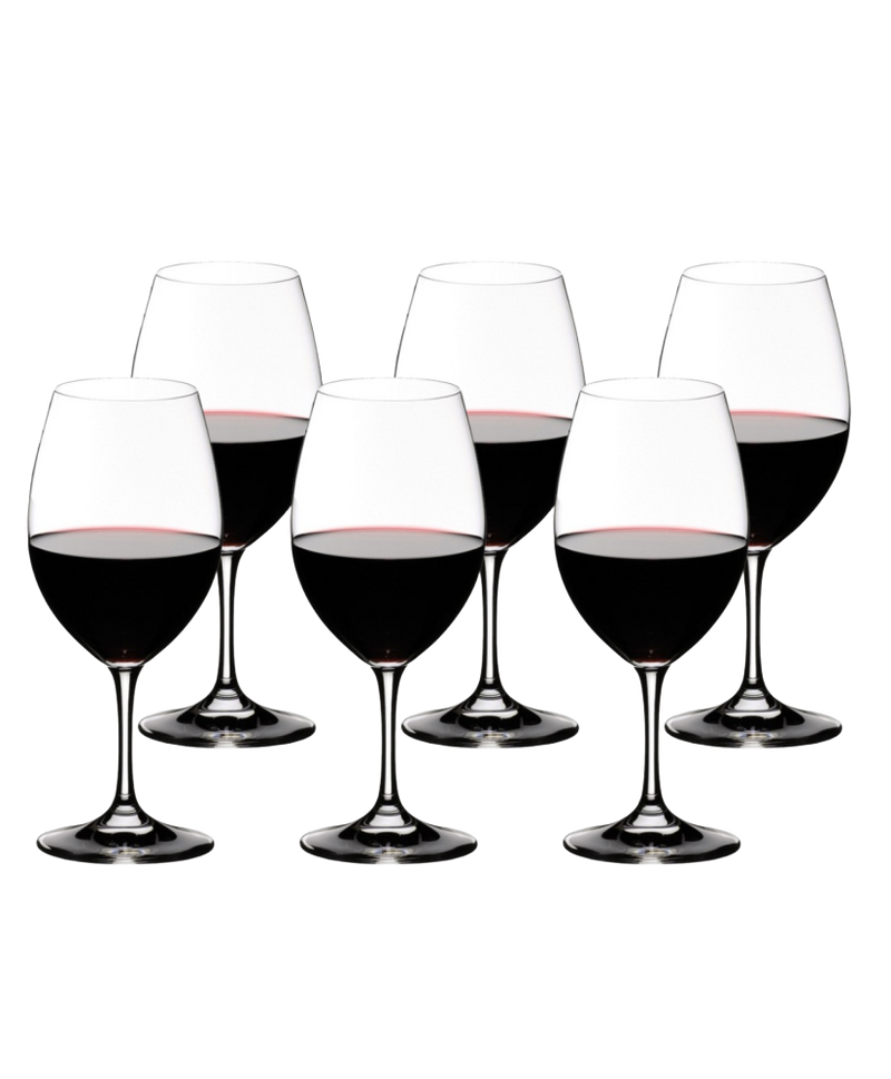 Ens. de 6 Verres Riedel Ouverture Vin Rouge