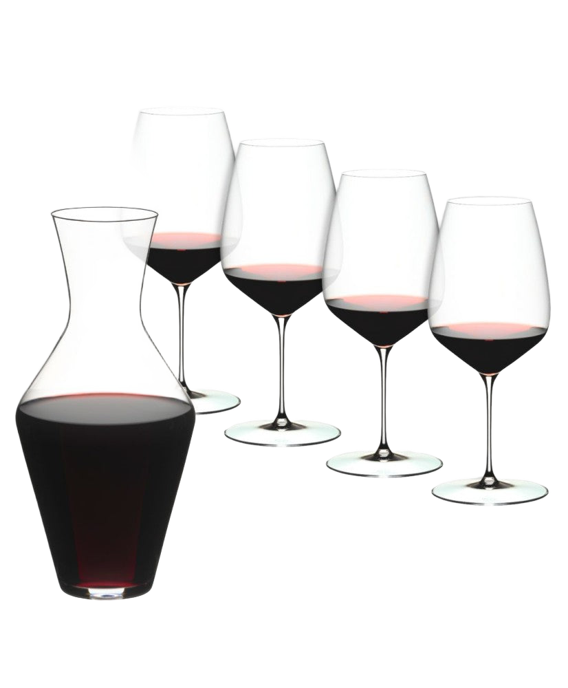 Ens. Verres & Carafe - Série Veloce | Cabernet/Merlot
