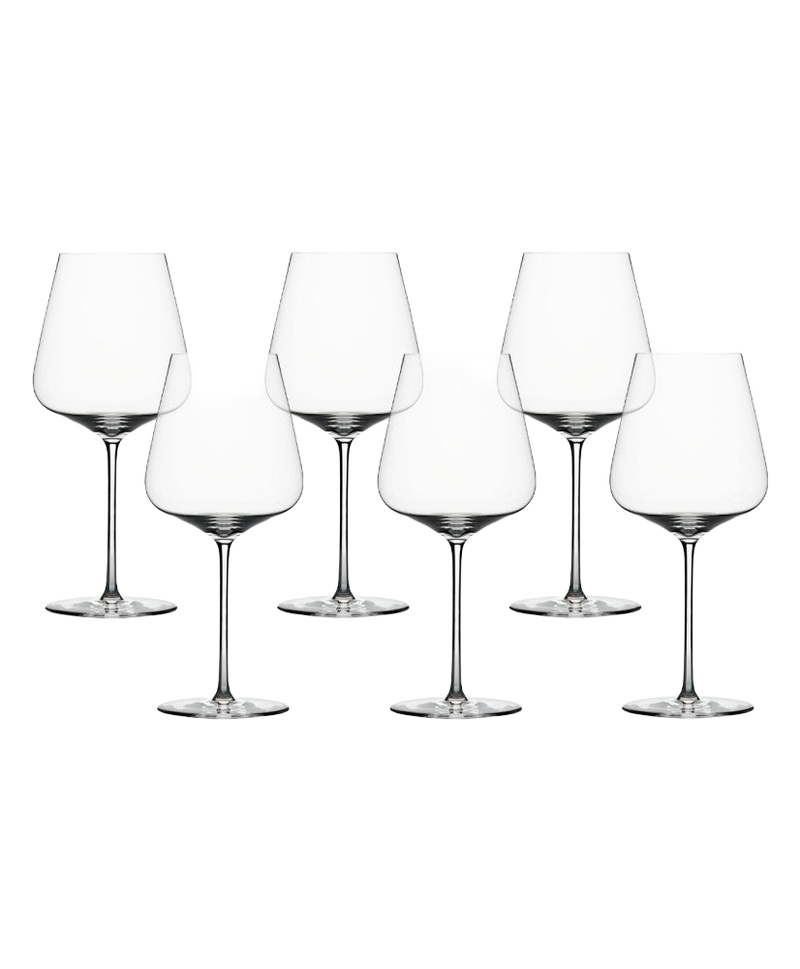Ens. de 6 Verres à Bordeaux Zalto en Cristal