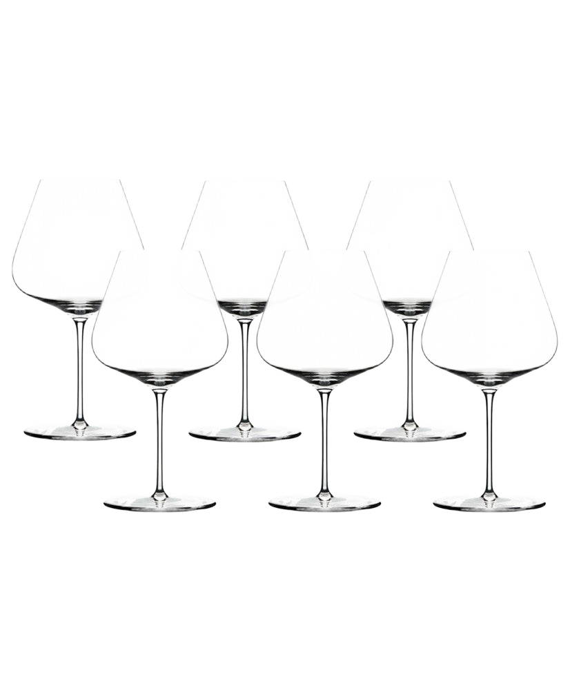 Ens. de 6 Verres Bourgogne Zalto en Cristal