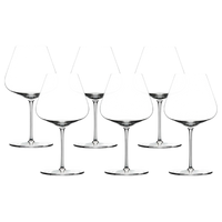 Zalto Glasses | Set of 6 Glasses | Burgundy