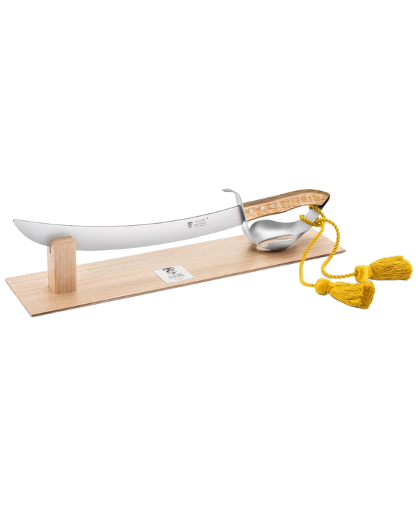 Dozorme champagne sabre | Aluminium & oak guard