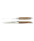 Ens. de 2 Couteau de Table Laguiole - Pistachier